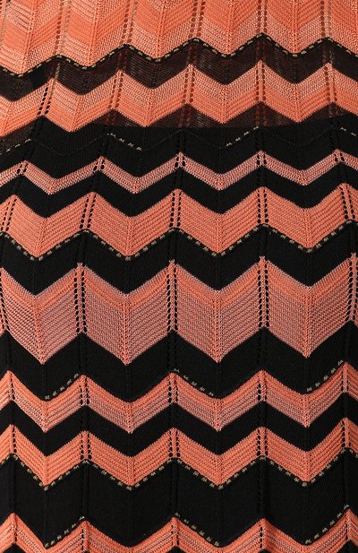 Платье из смеси вискозы и хлопка M MISSONI оранжевого цвета по цене 53600 руб., арт. 2DG00048/2K0009, фото 5 Платье из смеси вискозы и хлопка M MISSONI, арт. 2DG00048/2K0009, фото 5