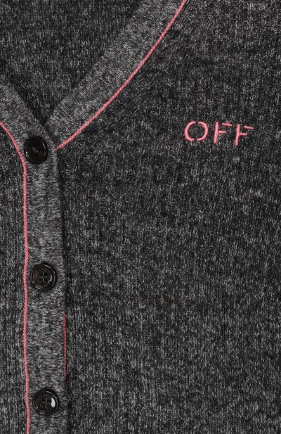 Шерстяной кардиган OFF-WHITE, арт. 0GHB006F25KNI001/4-12, фото 3