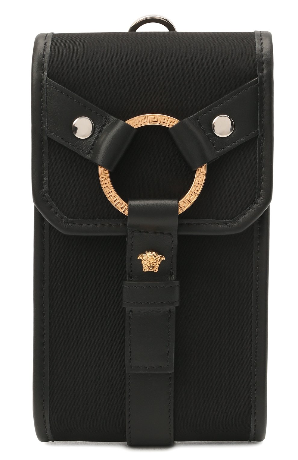 Текстильный чехол для iphone VERSACE черного цвета по цене 73200 руб., арт. DP88431/DNY24, фото 1 Текстильный чехол для iphone VERSACE, арт. DP88431/DNY24, фото 1