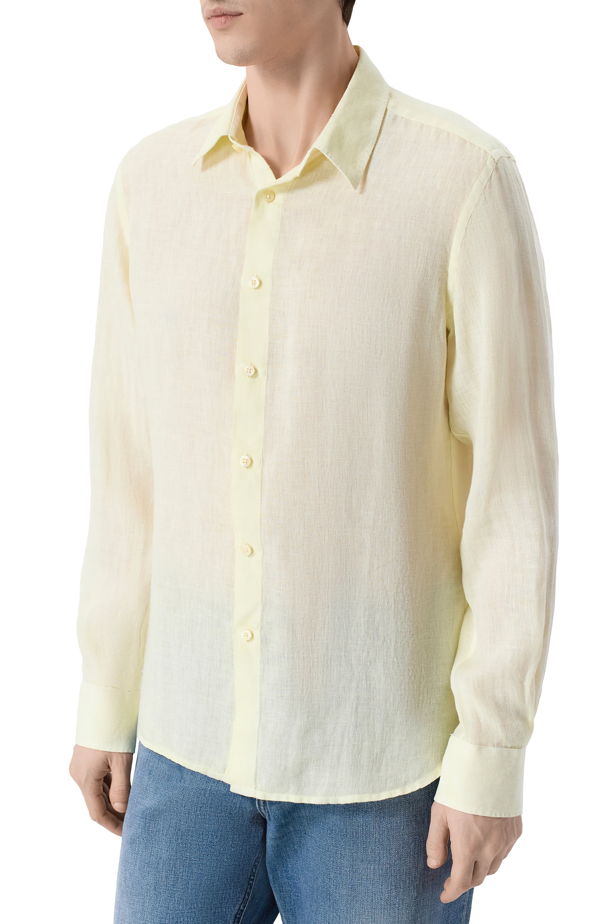 Льняная рубашка 120% LINO, арт. 33ALIM1PKA/0115/S00, фото 3