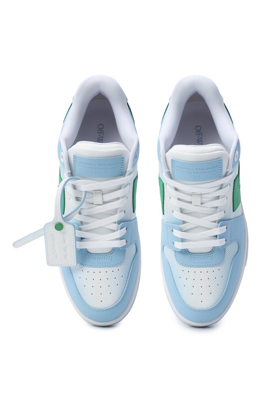 Кожаные кеды Out of Office Off-White 0MIA189S26LEA00A Голубой  0MIA189S26LEA00A Фото 5
