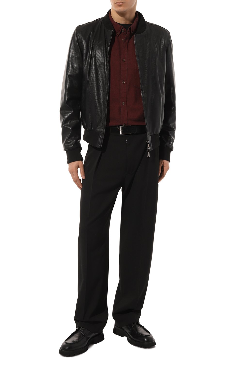 Кожаный бомбер ANDREA CAMPAGNA, арт. 24PU554-L24NTJER6X, фото 2