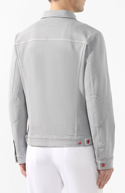 Джинсовая куртка KITON, арт. UW0506V08R83, фото 4