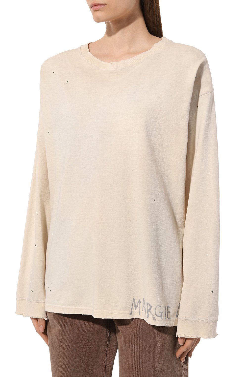 Хлопковый лонгслив MAISON MARGIELA, арт. S50GC0696/S24567, фото 6