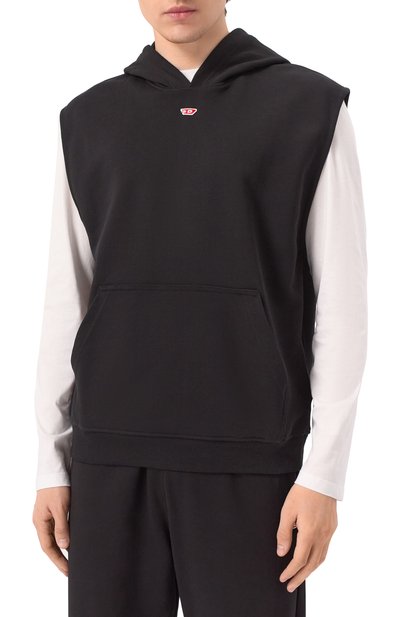 Хлопковое худи DIESEL, арт. A17626/0GEAD, фото 3