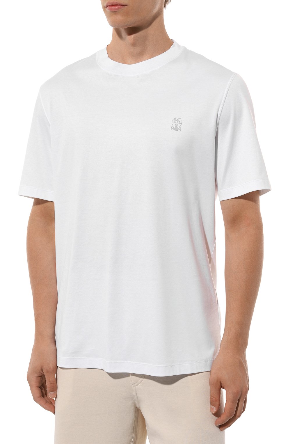 Хлопковая футболка BRUNELLO CUCINELLI, арт. M0B138440, фото 3