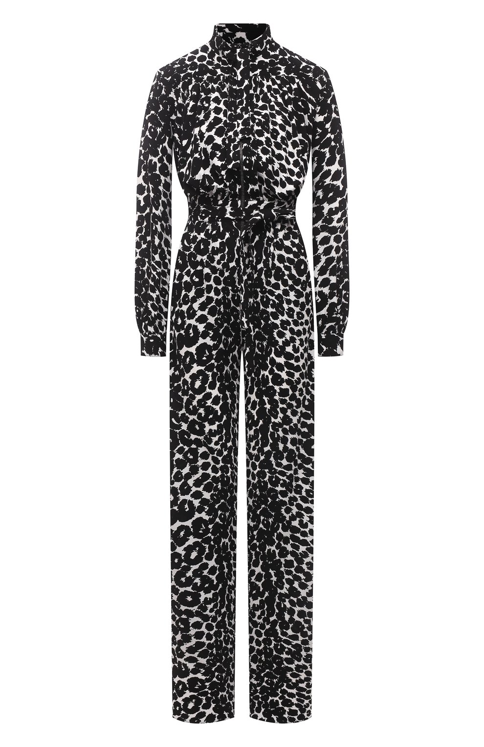 Комбинезон из вискозы TOM FORD черно-белого цвета по цене 481000 руб., арт. TUJ097-FAP116, фото 1 Комбинезон из вискозы TOM FORD, арт. TUJ097-FAP116, фото 1