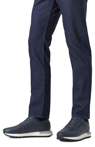 Кожаные кроссовки EMPORIO ARMANI, арт. X4X684/XR323, фото 3