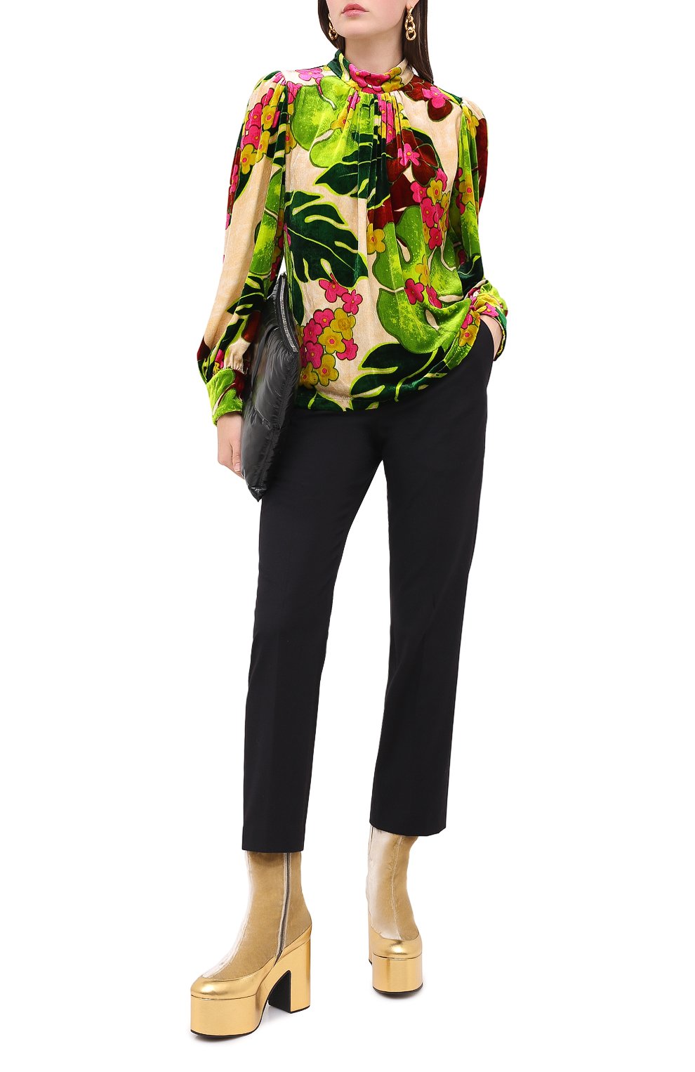 Блузка из вискозы и шелка DRIES VAN NOTEN, арт. 202-30790-1009, фото 2