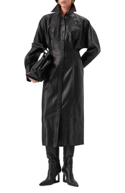 Кожаное платье THE ATTICO, арт. 250WCW00187/LBT129AA, фото 2