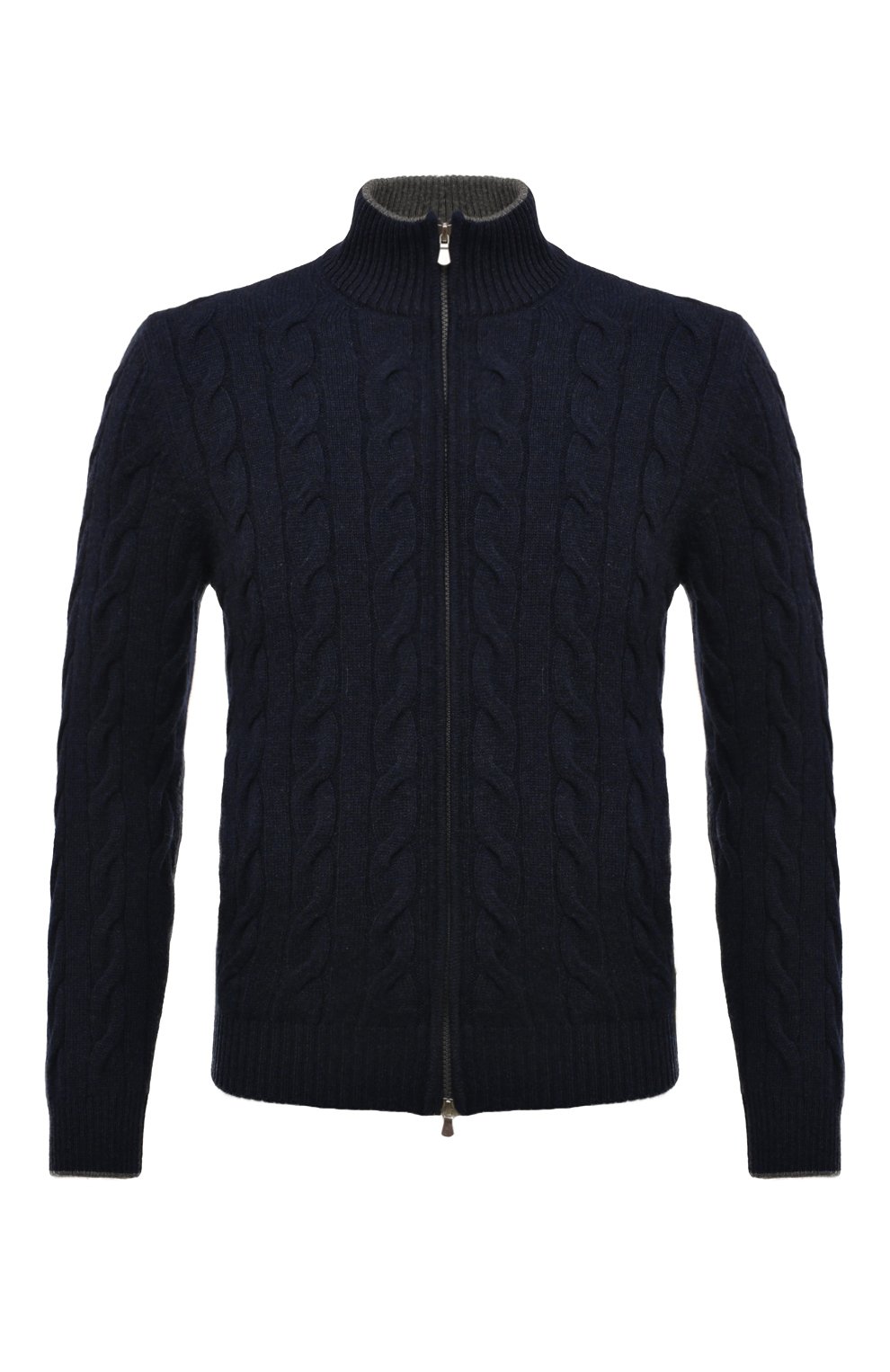 Кашемировый кардиган ANDREA CAMPAGNA темно-синего цвета по цене 151000 руб., арт. 23161/15572, фото 1 Кашемировый кардиган ANDREA CAMPAGNA, арт. 23161/15572, фото 1