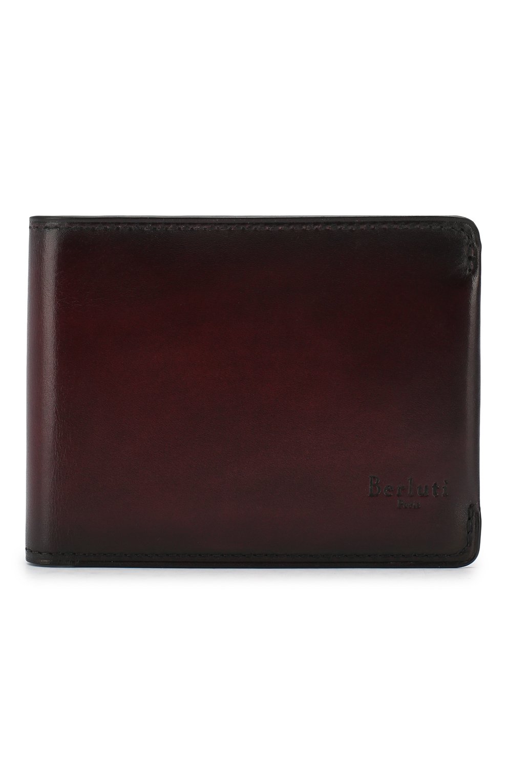 Кожаное портмоне BERLUTI бордового цвета по цене 48850 руб., арт. N176396, фото 1 Кожаное портмоне BERLUTI, арт. N176396, фото 1