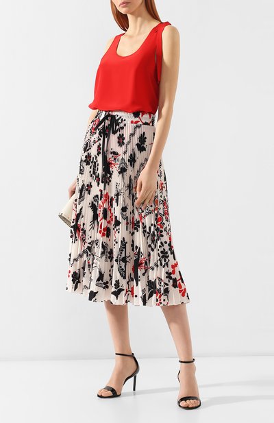 Плиссированная юбка REDVALENTINO разноцветного цвета по цене 51650 руб., арт. RR0RAA70/PZL, фото 2 Плиссированная юбка REDVALENTINO, арт. RR0RAA70/PZL, фото 2