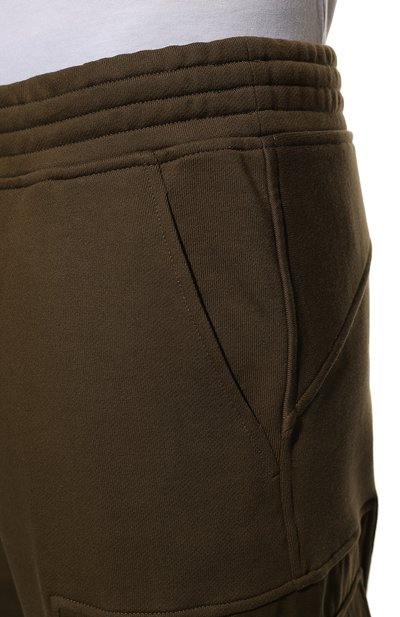 Хлопковые джоггеры NEIL BARRETT хаки цвета по цене 55450 руб., арт. BJP019C S533S, фото 5 Хлопковые джоггеры NEIL BARRETT, арт. BJP019C S533S, фото 5
