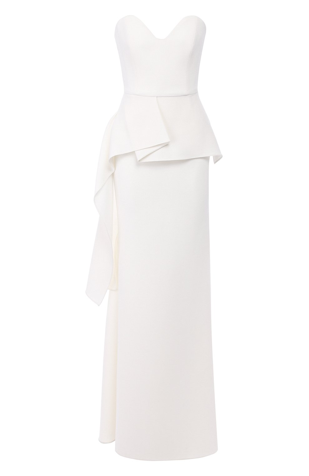 Шерстяное платье ROLAND MOURET белого цвета по цене 189500 руб., арт. PS19/S0530/F4044, фото 1 Шерстяное платье ROLAND MOURET, арт. PS19/S0530/F4044, фото 1