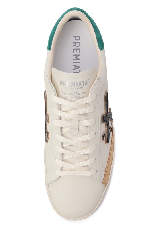 Комбинированные кеды Steven Premiata STEVEN/VAR 7284 Кремовый  STEVEN/VAR 7284 Фото 5