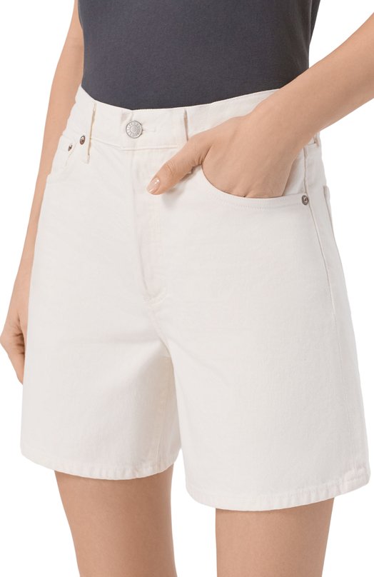 Джинсовые шорты Dame Agolde A2211183 Белый  A2211183 Фото 5