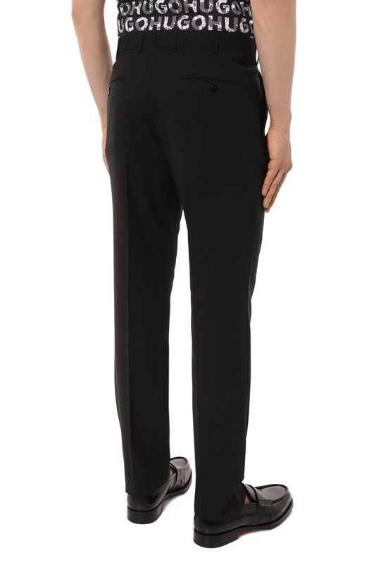 Шерстяные брюки Zegna C27F04/75TB12 Чёрный  C27F04/75TB12 Фото 4