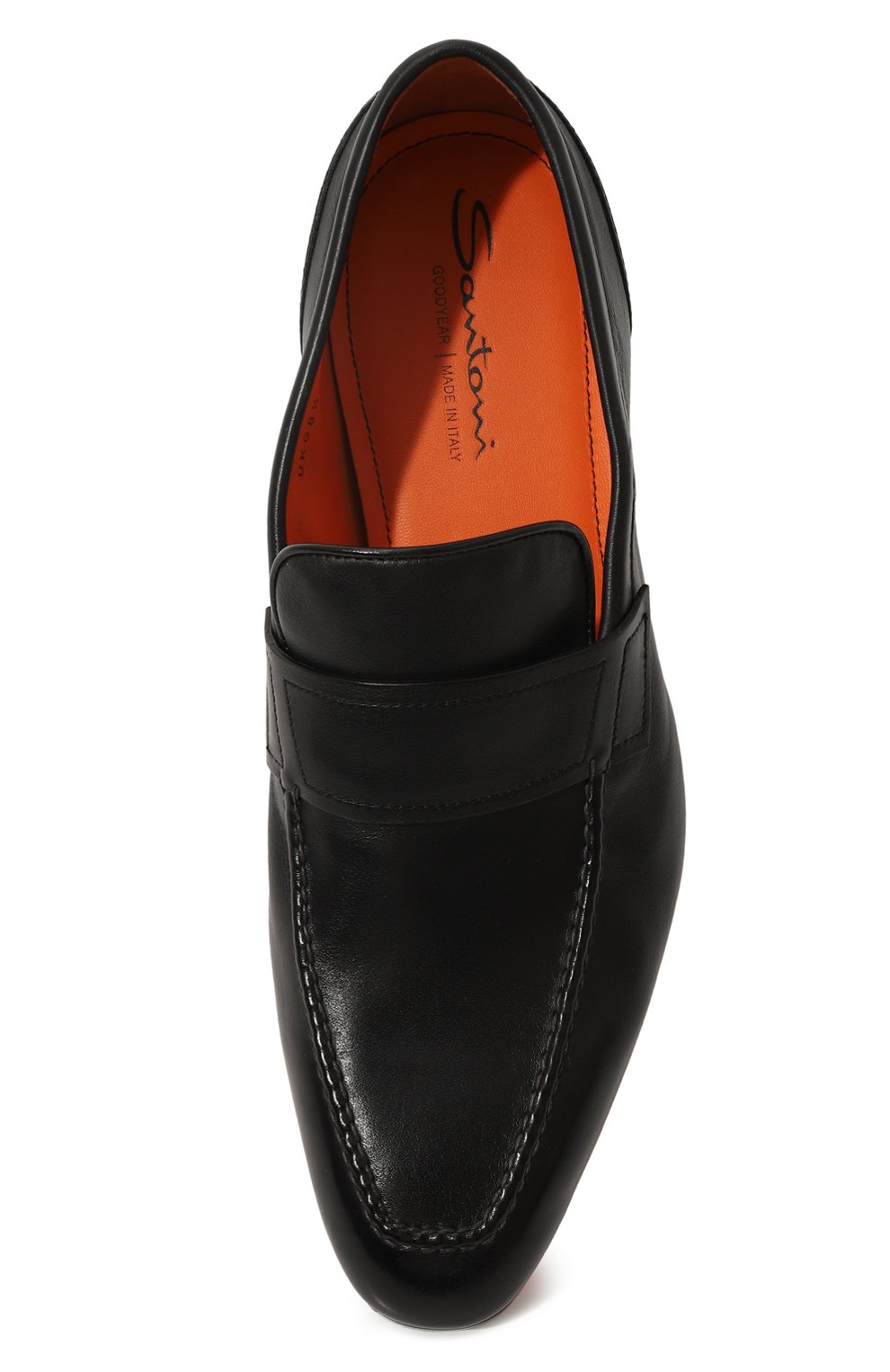 Кожаные лоферы levante SANTONI, арт. MCLG16451SA3BSG8N01, фото 6