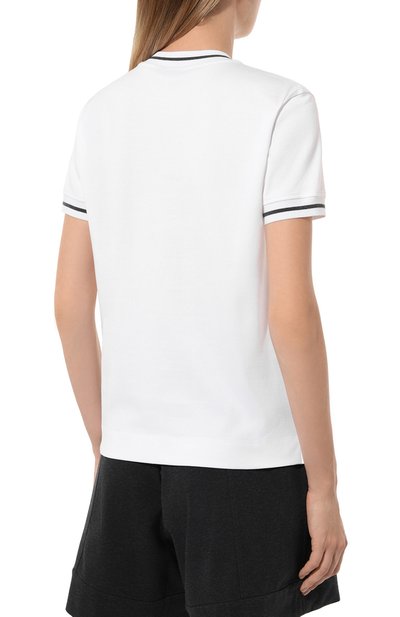 Хлопковая футболка BRUNELLO CUCINELLI, арт. ML824B1435, фото 4