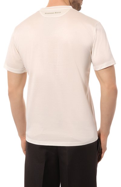 Хлопковая футболка STEFANO RICCI, арт. MNH3202410/TE0001, фото 4