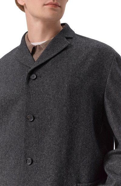 Шерстяной пиджак JIL SANDER темно-серого цвета по цене 386000 руб., арт. J22SW0188/J40333, фото 5 Шерстяной пиджак JIL SANDER, арт. J22SW0188/J40333, фото 5