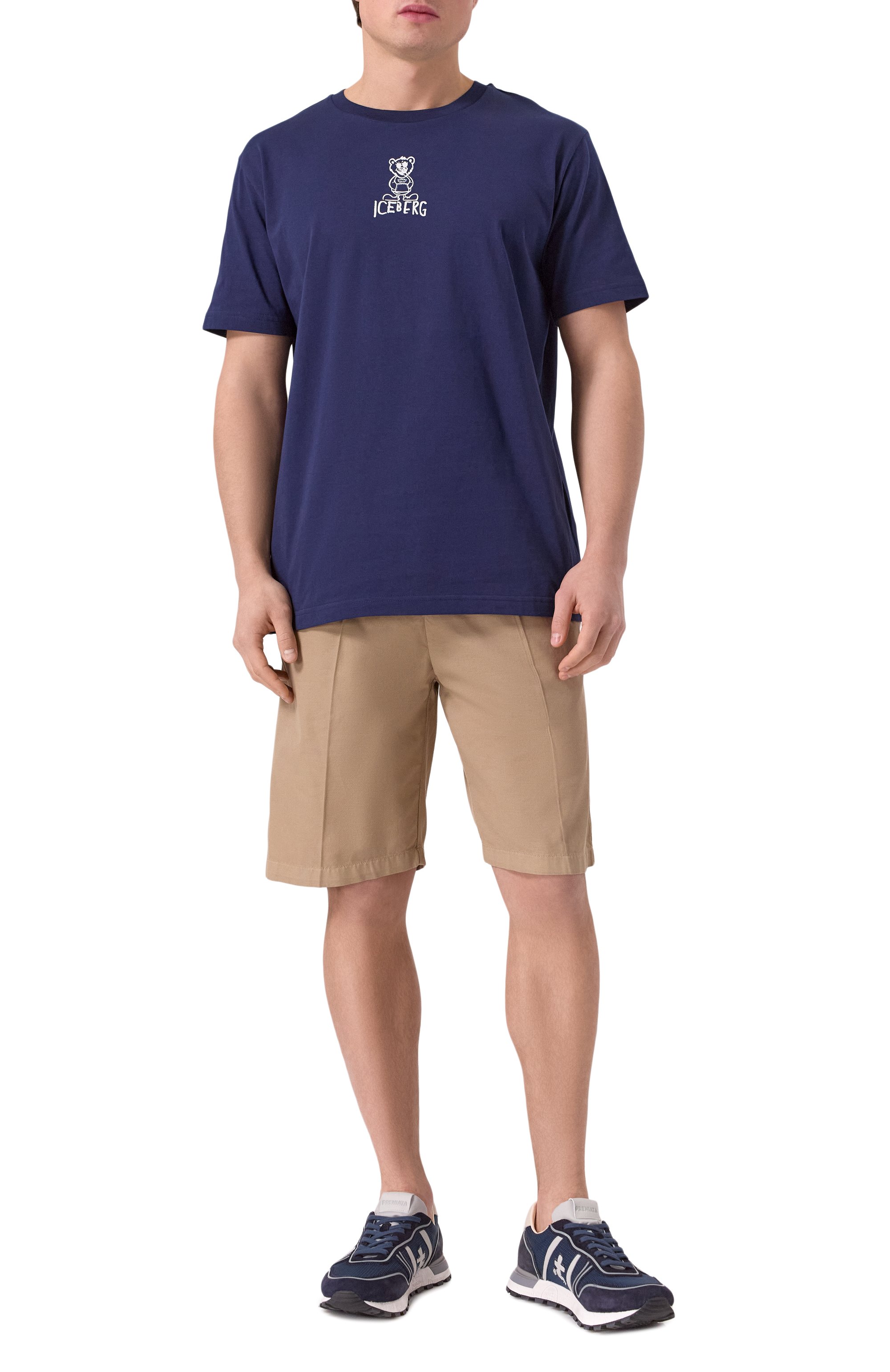 Хлопковая футболка ICEBERG, арт. F018/6306, фото 2