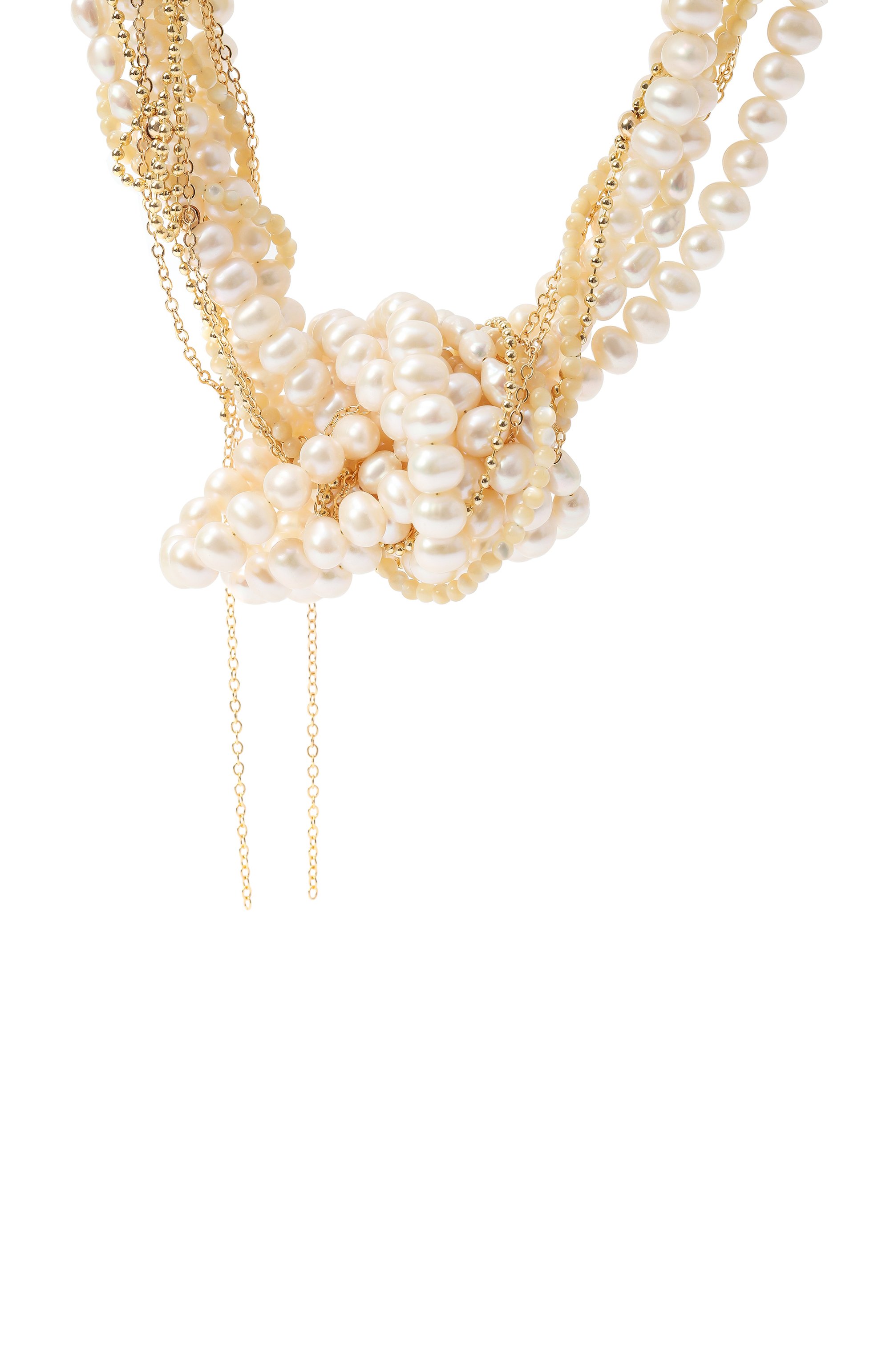 Колье VIEN кремового цвета по цене 59900 руб., арт. 25-271, фото 3 Колье VIEN, арт. 25-271, фото 3