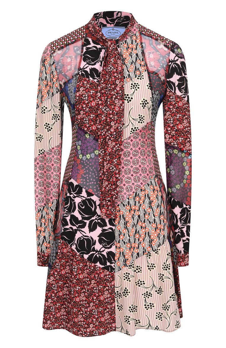 Хлопковое платье PRADA, арт. P3B40-1W9Q-F0055-202, фото 1