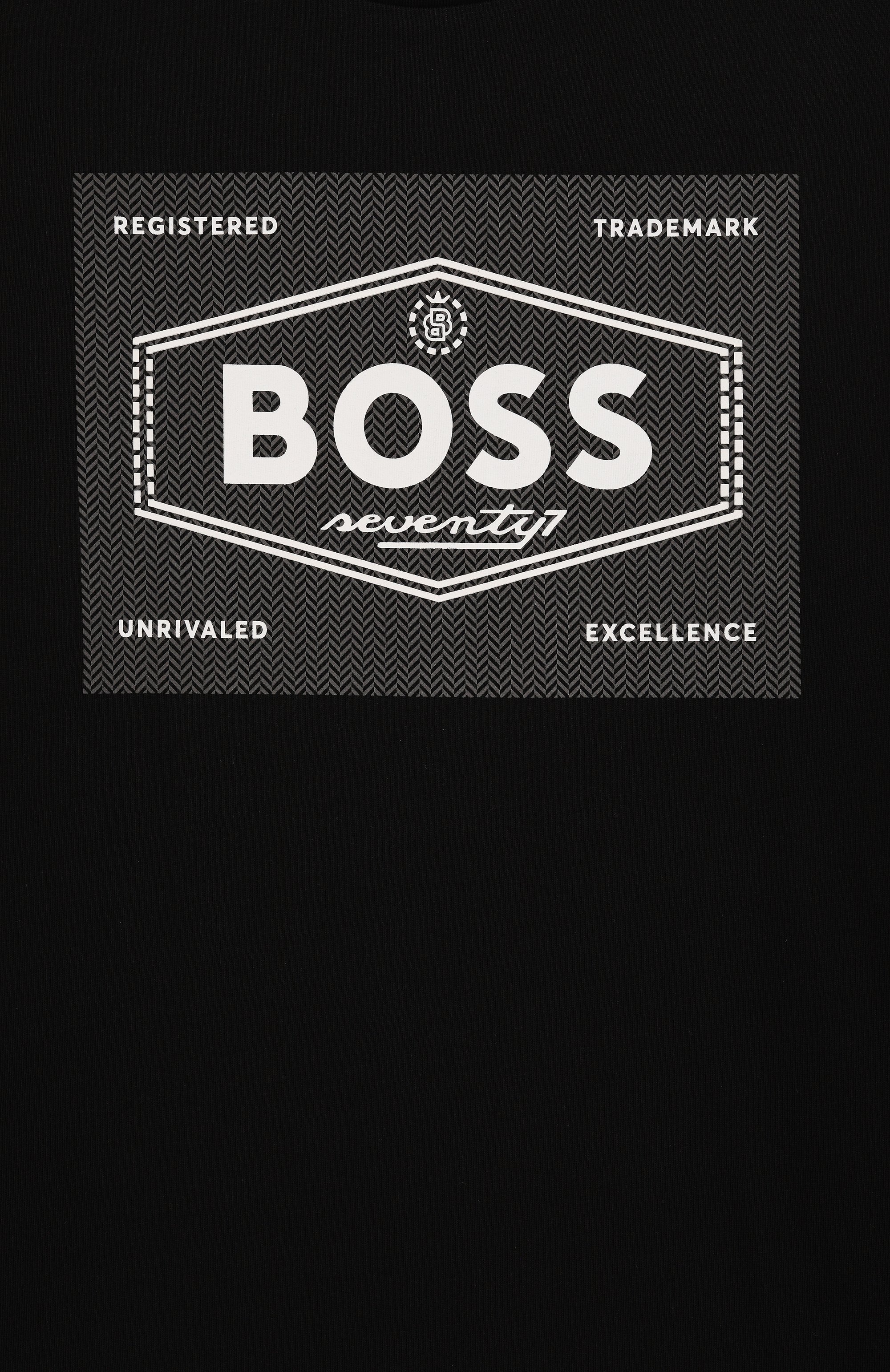 Хлопковый лонгслив BOSS, арт. J51221/14A-16A, фото 3