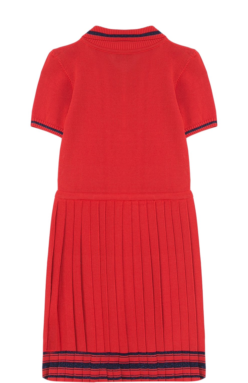 Платье с плиссированной юбкой и металлизированной отделкой GUCCI, арт. 502951/X9069, фото 2