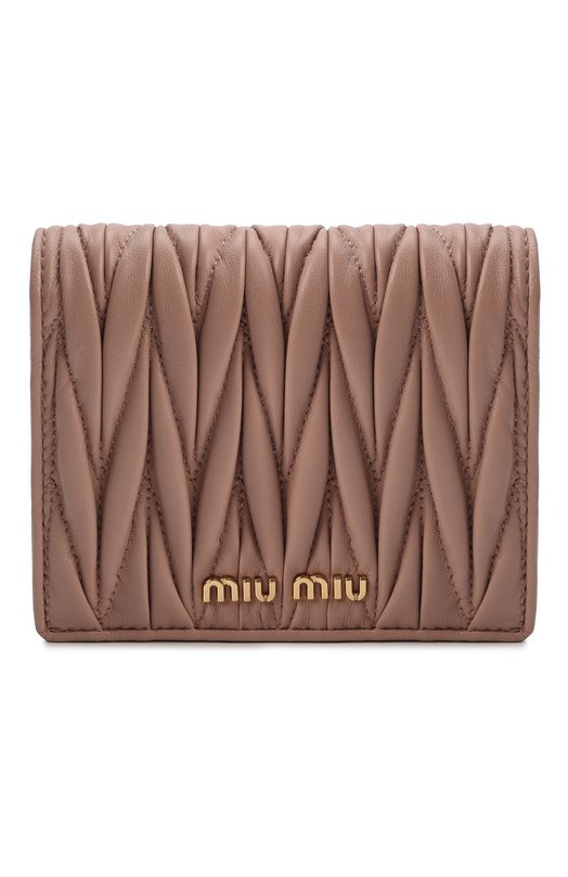 Кожаное портмоне Miu Miu