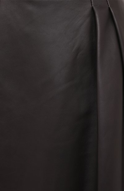 Кожаная юбка DOLCE & GABBANA, арт. F4BZML/HULJ7, фото 5