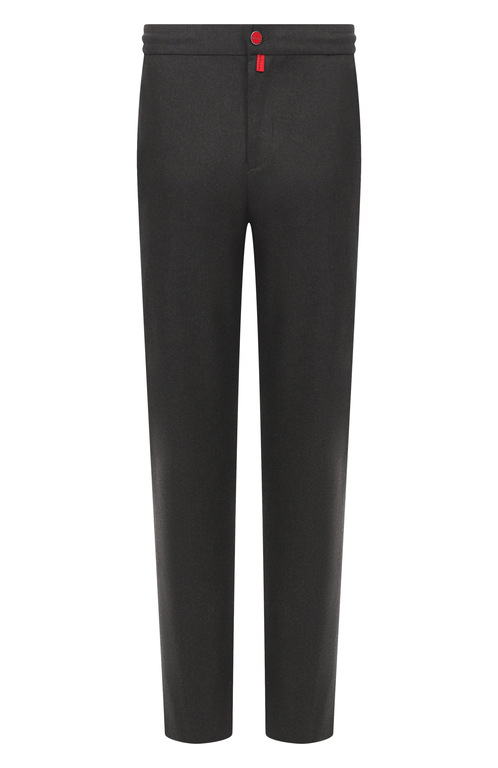 Шерстяные брюки KITON темно-серого цвета по цене 212000 руб., арт. UPLACRK0171H06, фото 1 Шерстяные брюки KITON, арт. UPLACRK0171H06, фото 1