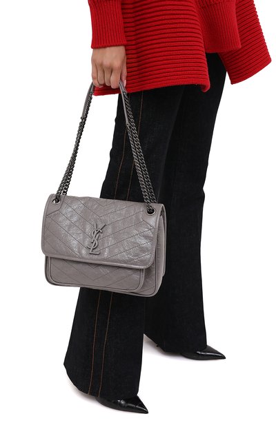 Сумка niki medium SAINT LAURENT, арт. 498894/0EN04, фото 5