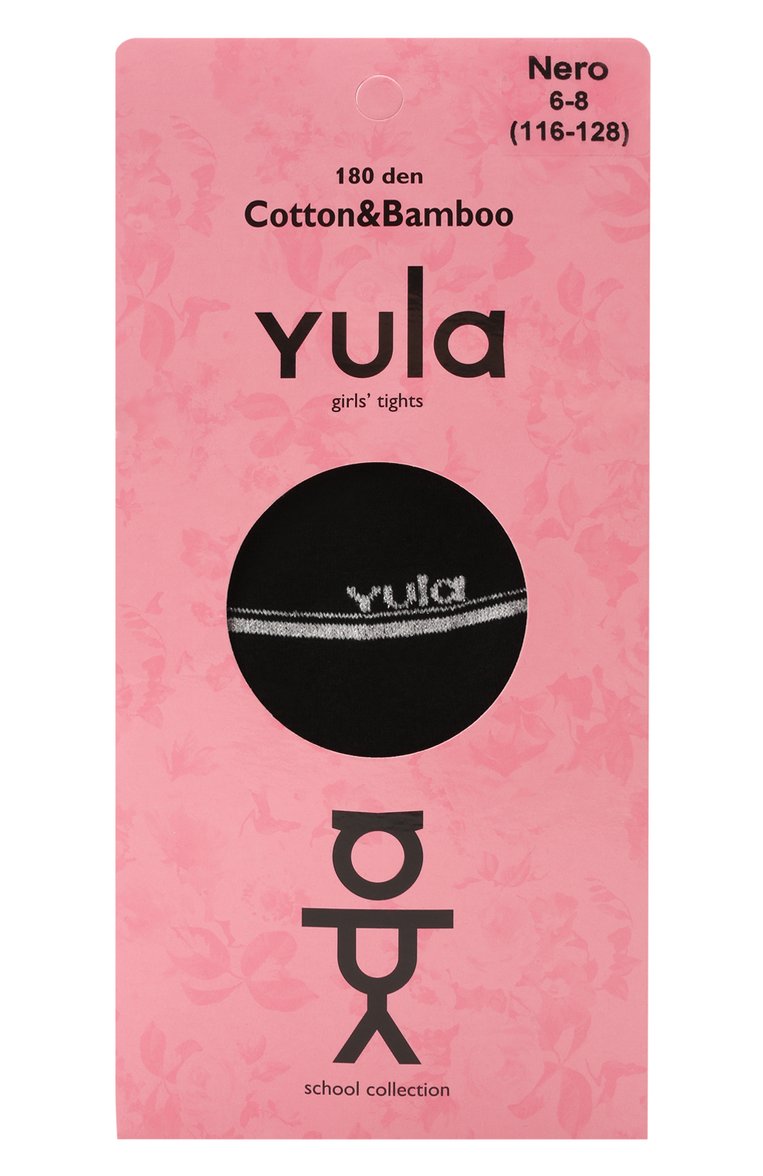 Детские колготки cotton & bamboo 180 den YULA черного цвета, арт. YU-226 | Фото 1 (Материал: Текстиль, Хлопок; Региональные ограничения белый список (Axapta Mercury): Не проставлено; Материал сплава: Проставлено; Нос: Не проставлено)