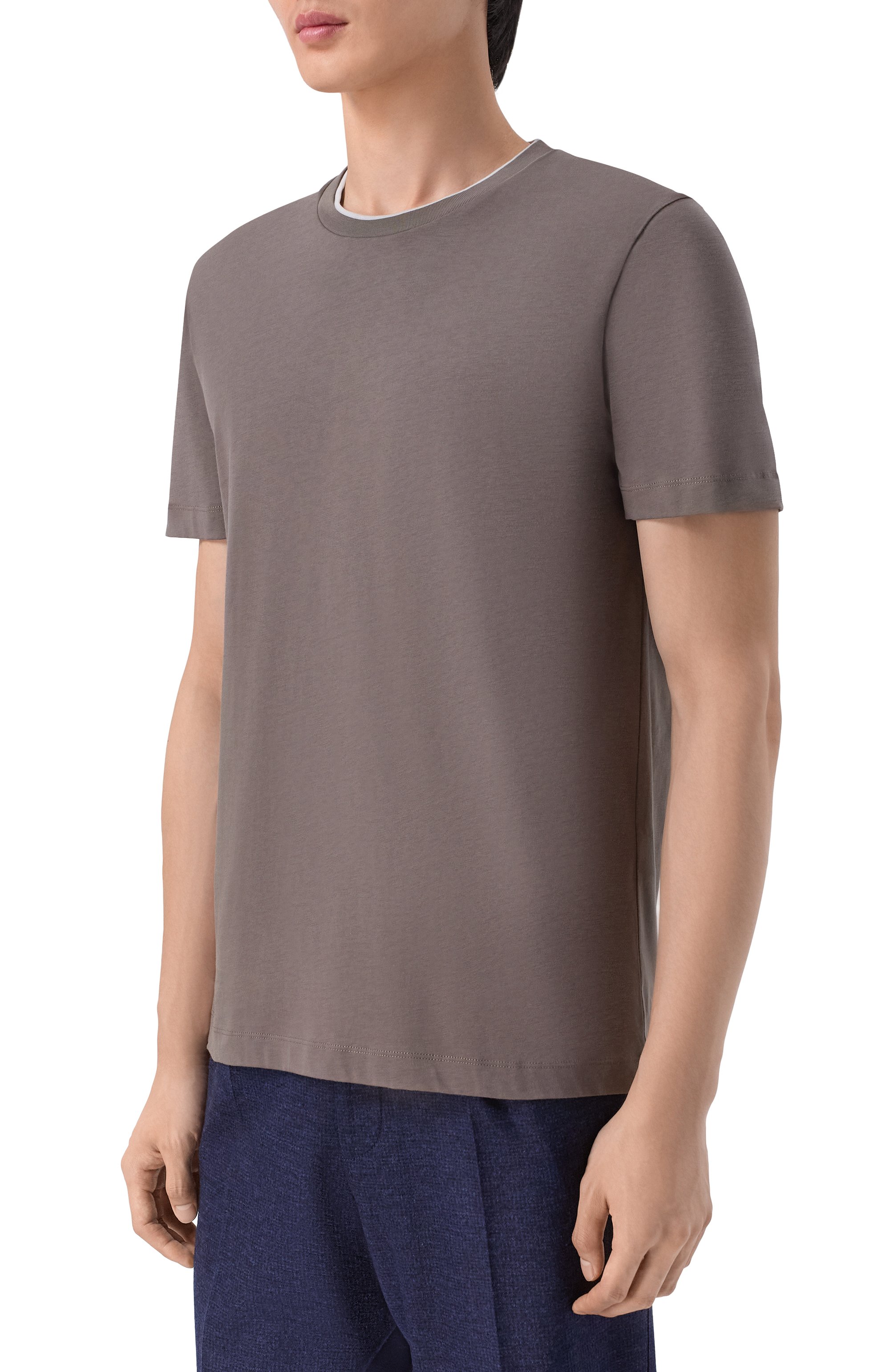 Хлопковая футболка CORNELIANI, арт. 28G571/2A25003, фото 3