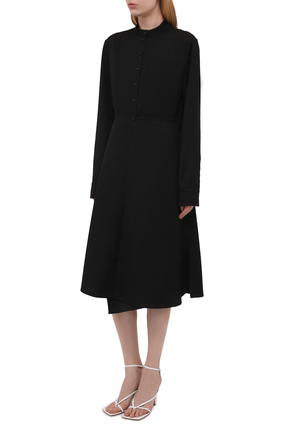 Шерстяное платье JIL SANDER, арт. JSPT504301-WT202500, фото 3