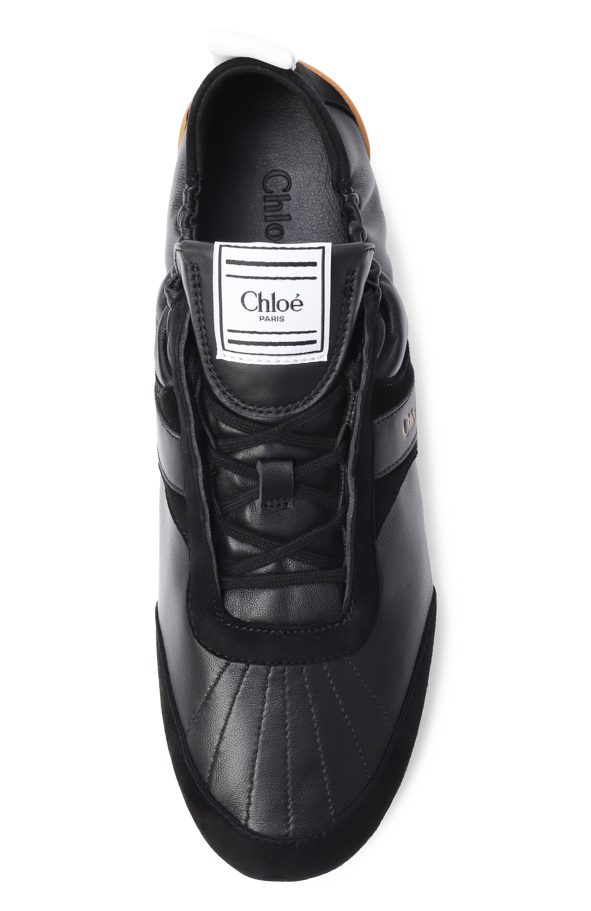Кожаные кроссовки chloe kick CHLOÉ, арт. CH26S15RVQ, фото 6