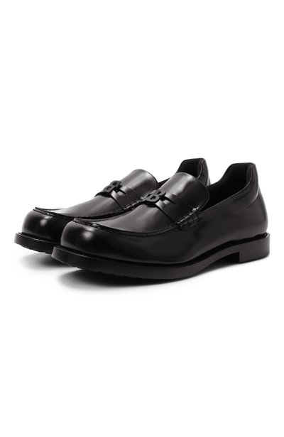 Мужские кожаные лоферы comfy BALENCIAGA, арт. 876324/WBEC1