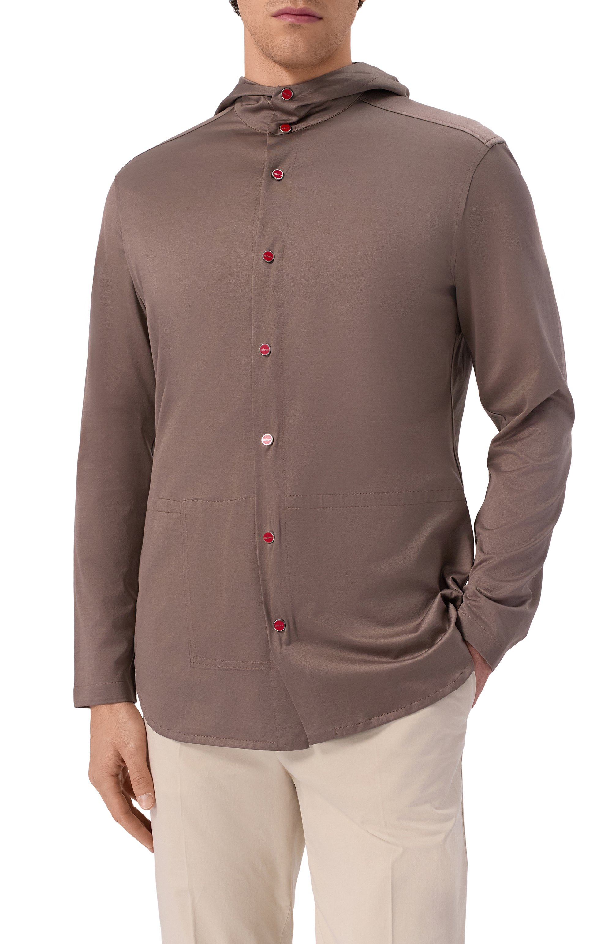 Хлопковая рубашка KITON, арт. UMCPETEH0923413, фото 3