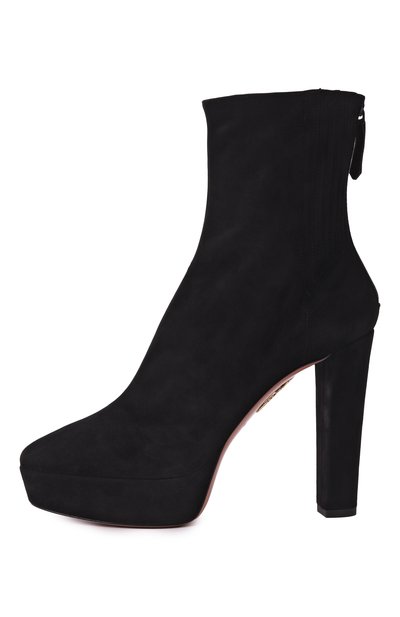 Замшевые ботильоны saint honore AQUAZZURA, арт. SH0MIDB3-SUE-000, фото 4