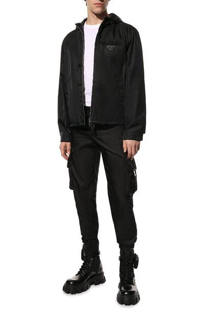 Комбинированные ботинки monolith PRADA, арт. 2UE007-3LFR-F0002-D002, фото 2