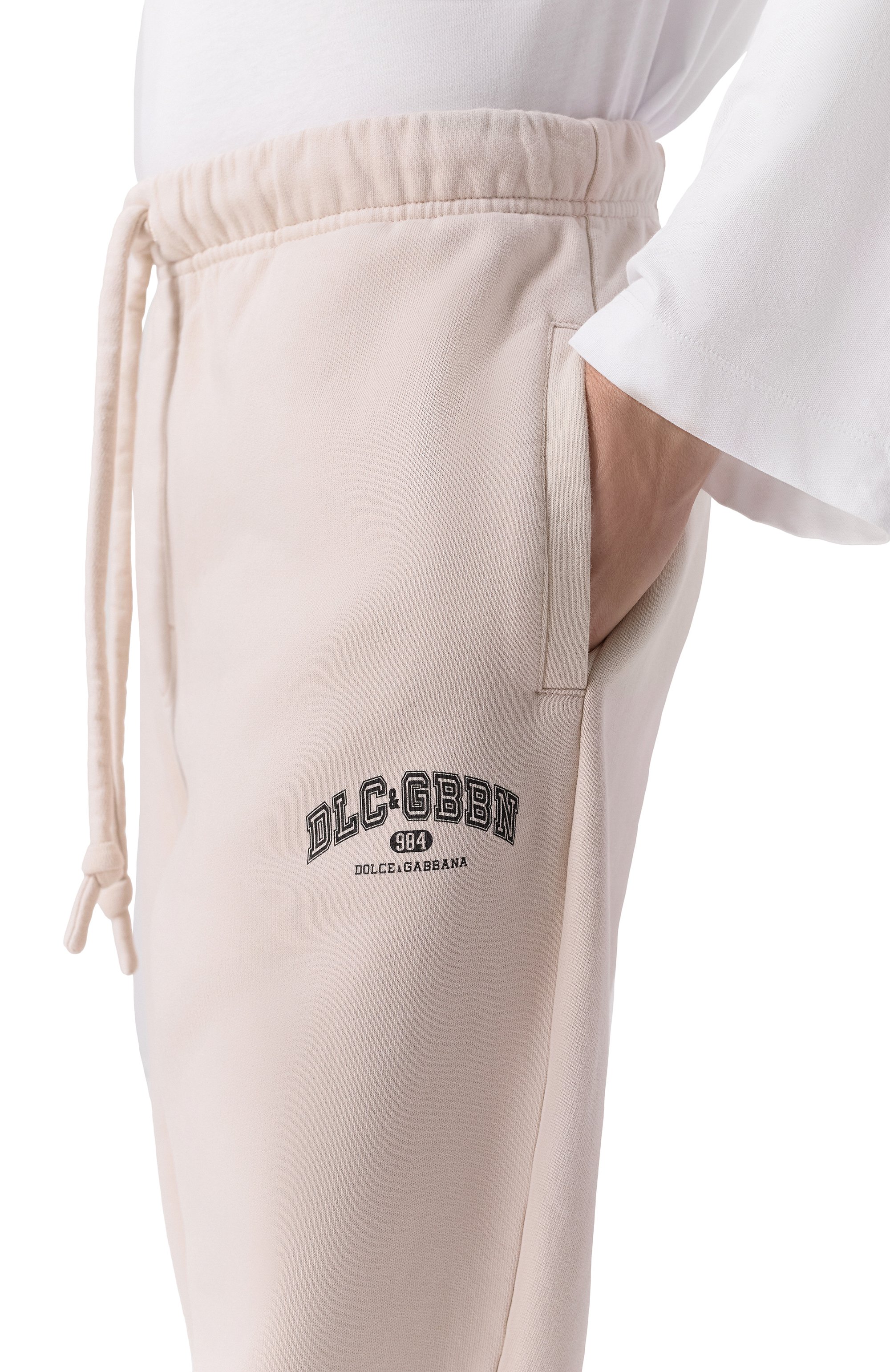 Хлопковые джоггеры DOLCE & GABBANA, арт. GP17AT/G7PL0, фото 5