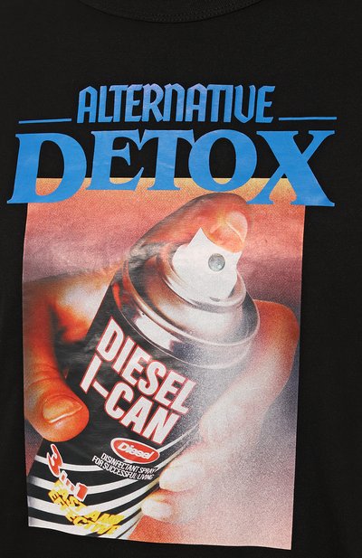 Хлопковая футболка DIESEL, арт. A08639/0CATM, фото 5