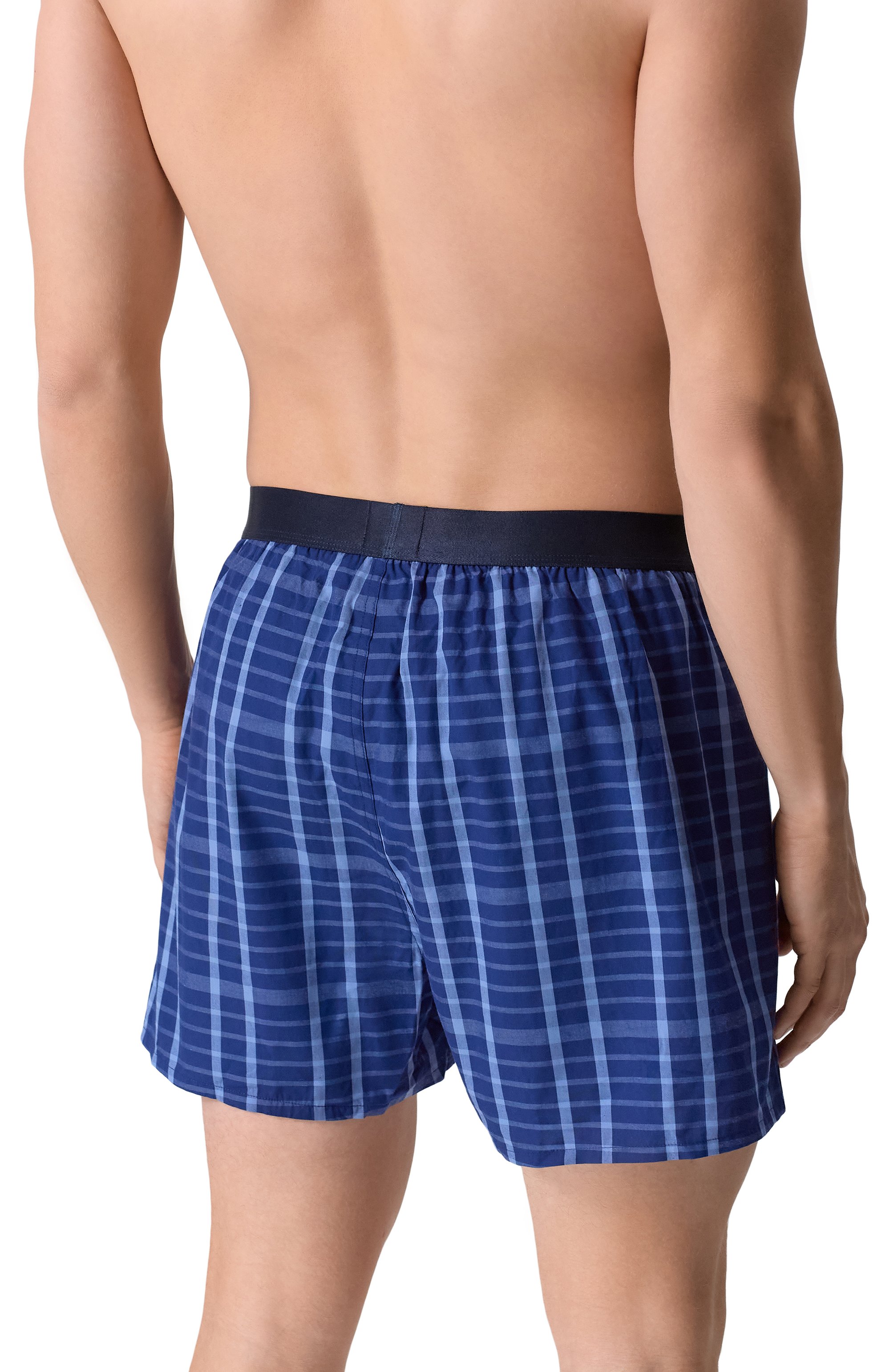 Комплект из двух боксеров BOSS синего цвета по цене 6425 руб., арт. 50535781, фото 3 Комплект из двух боксеров BOSS, арт. 50535781, фото 3