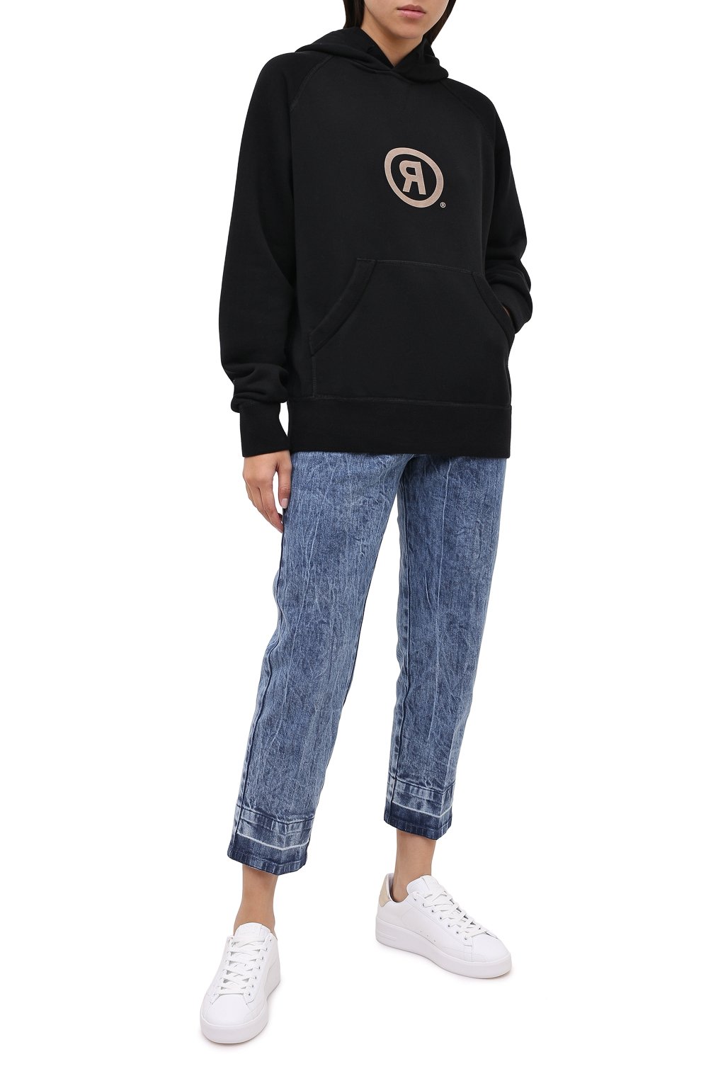 Хлопковое худи TOSKVA черного цвета по цене 16800 руб., арт. KENGYRY hoodie -H.U.001-W21-F5-900-300, фото 2 Хлопковое худи TOSKVA, арт. KENGYRY hoodie -H.U.001-W21-F5-900-300, фото 2