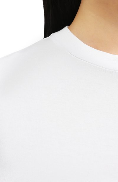 Хлопковая футболка ACNE STUDIOS, арт. AL0195, фото 5