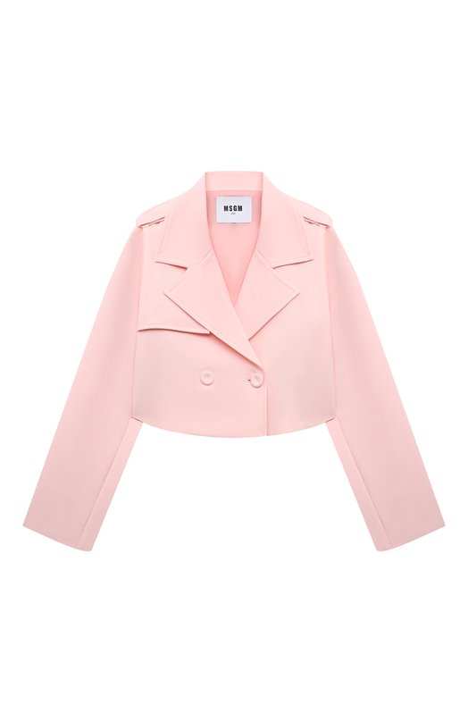 

Укороченный жакет MSGM kids, Розовый