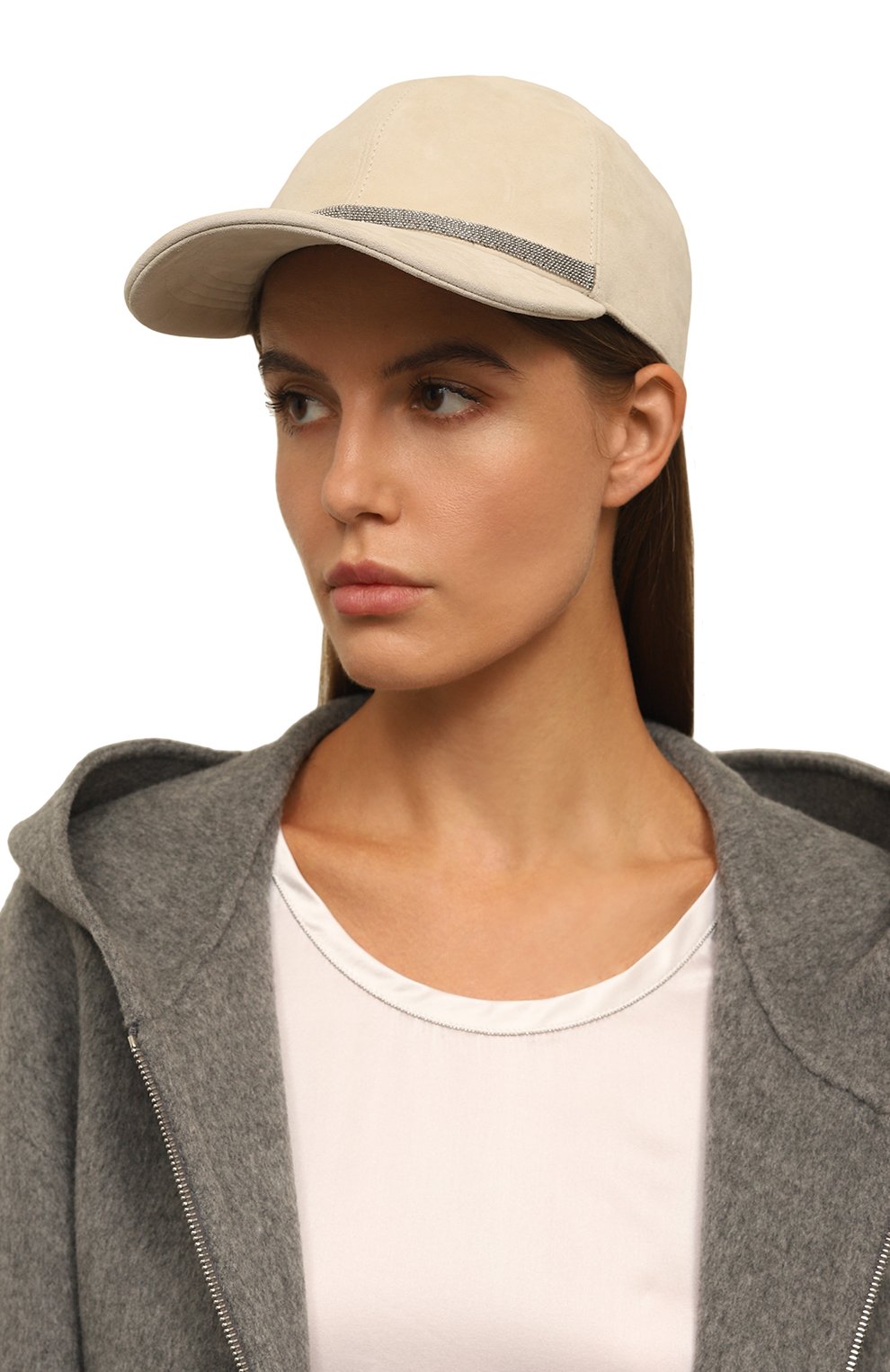 Замшевая бейсболка BRUNELLO CUCINELLI, арт. MCAP90151, фото 2